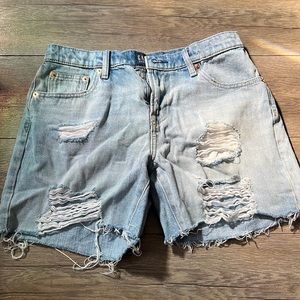 Gap distressed shorts